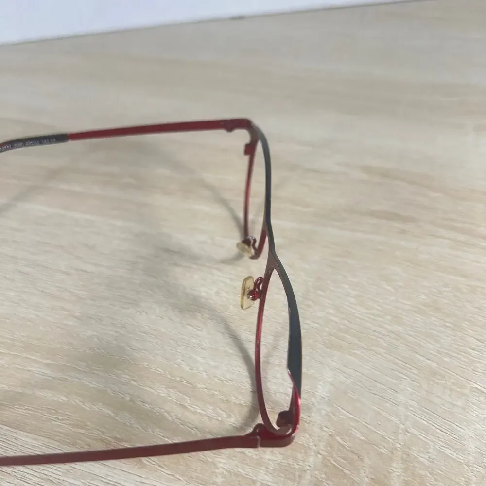 JF Rey JF2757 3000 Red Black Eyeglasses READ DESC 48-18-143 Frames Only